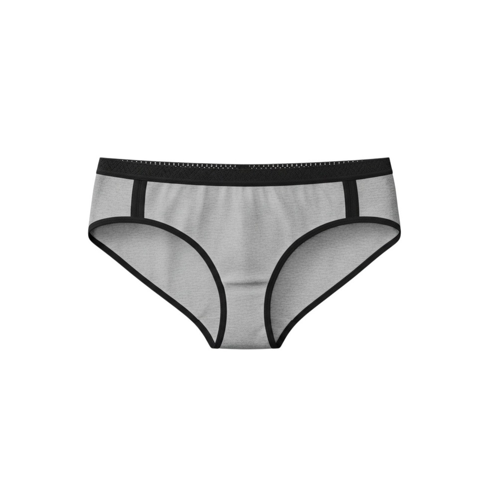 Victoria's Secret PINK Hipster Panties Womens L Gray  Made In America